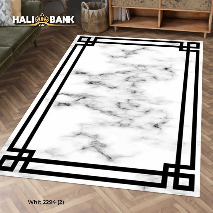 Waschbarer Teppich Set 7-teilig 2294-white